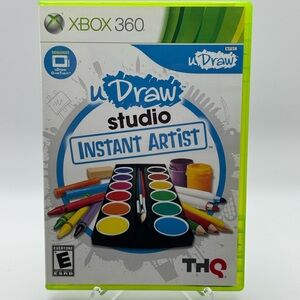uDraw Studio Instant Artist For Xbox 360 Complete CIB Disc Tested And Working